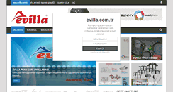 Desktop Screenshot of evilla.com.tr